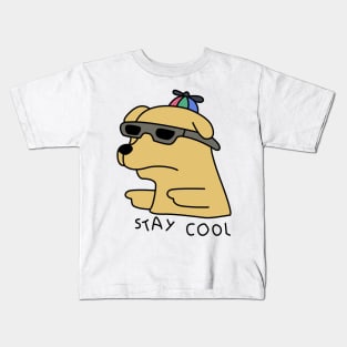 Stay cool, meme dog! Kids T-Shirt